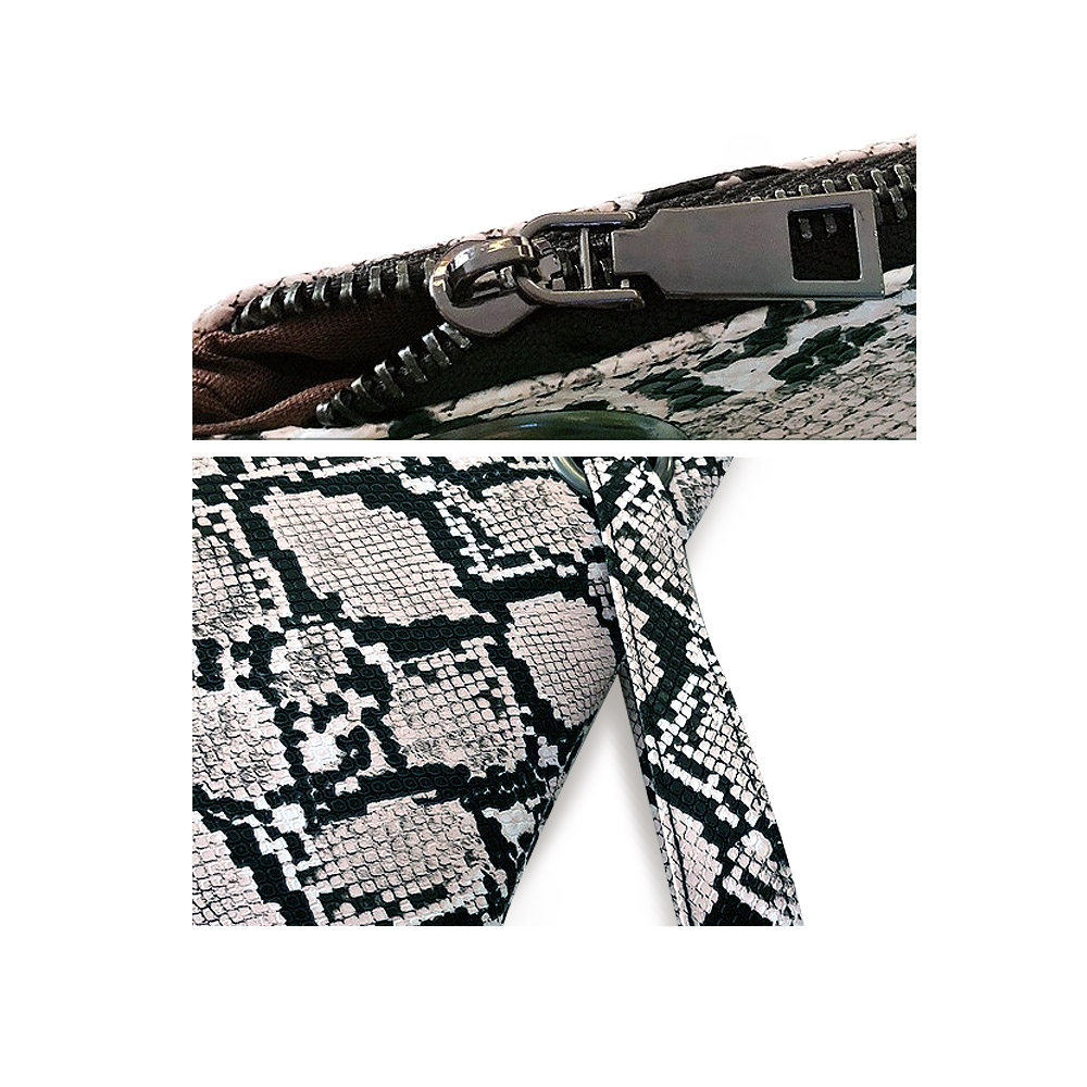 Clutch Bag Wholesale. Snakeskin Faux Leather Hand Strap Clutch Bag